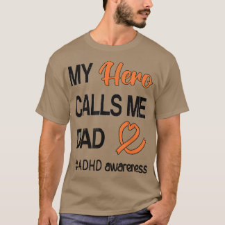 Mens Hero nennt mich Vater Aufmerksamkeitsdefizit  T-Shirt