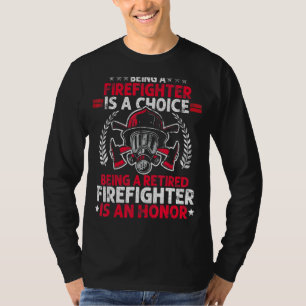 Mens Heroic Fireman Idea Feuerwehrmann ermüdet Feu T-Shirt