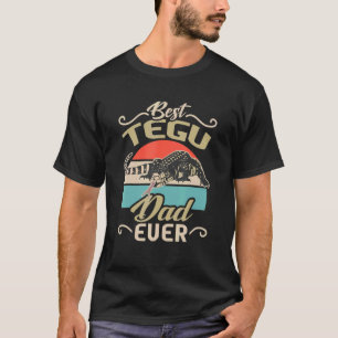 Mens Herpetologin Tegu Lizard Reptile Retro Best T-Shirt