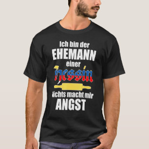 Mens Hessen Sprichwort Husband Einer Hessin T-Shirt