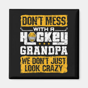 Mens Hockey Großvater Großvater Funny Dont Just Lo Magnet
