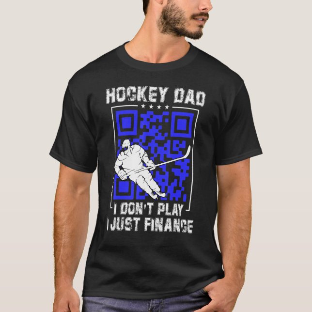 Mens Hockey Vater Ich spiele nicht, nur eis zu fin T-Shirt (Vorderseite)