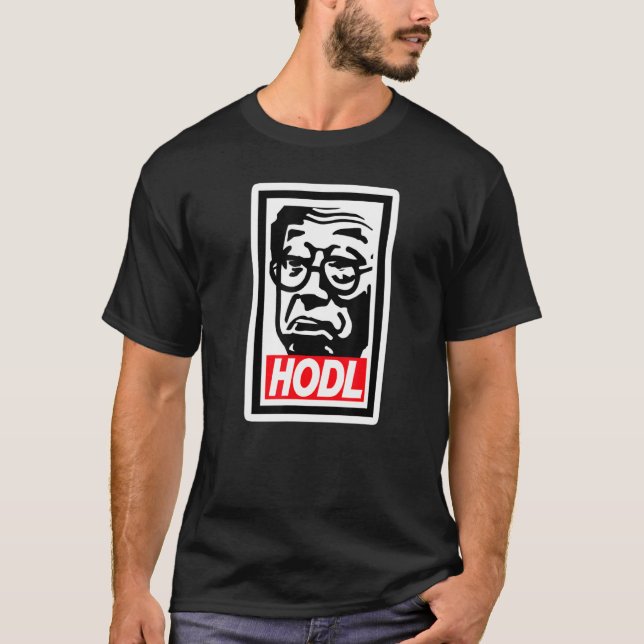 Mens Hodl T-Shirt Crypto (Vorderseite)