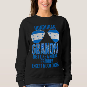 Mens Honduran Grandpa Honduras Flag Sonnenbrille Sweatshirt