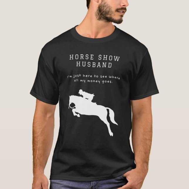 Mens Horse Show Husband für Jumper und Eve T-Shirt (Vorderseite)