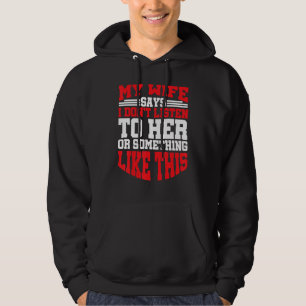 Mens Humour Statement Couple Valentine's Day Par Hoodie