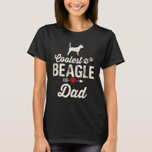Mens Hund Vater Coolster Beagle Vater Besitzer T-Shirt