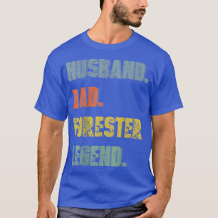 Mens Husband Dad Forester Legend Vintage Father’s T-Shirt