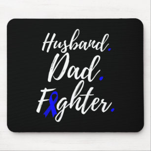 Mens Husband Vater Kämpfen Alopecia Areata Bewusst Mousepad