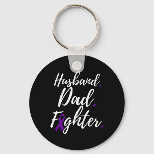 Mens Husband Vater Kämpfen Bauchspeicheldrüsenkreb Schlüsselanhänger