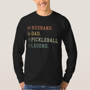 Mens Husband Vater Pickleball Legend Player Coach  T-Shirt