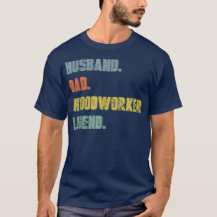 Mens Husband Vater Woodworker Legend Vintag Vater' T-Shirt