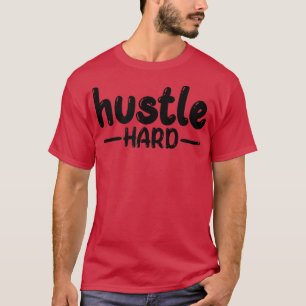 Mens HUSTLE HARD Gym Fitness Workout Bodybuilding T-Shirt