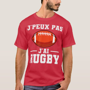 Mens I Cant I habe Rugby Rugbyman T-Shirt
