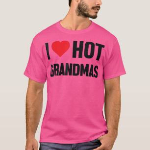 Mens I Heart heiße Grandmas T-Shirt