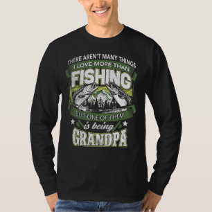 Mens I Liebe mehr als Fischen als ein Großfisch T-Shirt