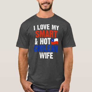 Mens I Liebe mein clever-Hot-Chilea-Ehefrau-Chile T-Shirt