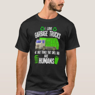 Mens I Liebe Müllwagen das Einzige, was Müll T-Shirt