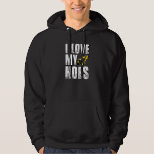 Mens I Liebe My Hoch Betreiber Hoodie