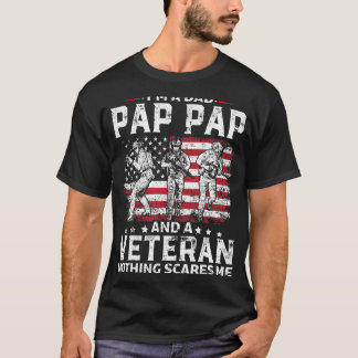 Mens I M Vater Pap Pap Veteran Veteran S Day T-Shirt