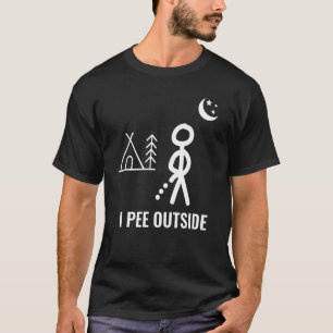 Mens I Piss Outside I Liebe Pissen Außenbereich Ca T-Shirt