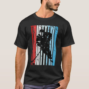 Mens Ice Hockey 32. Geburtstag Spieler Motivierend T-Shirt