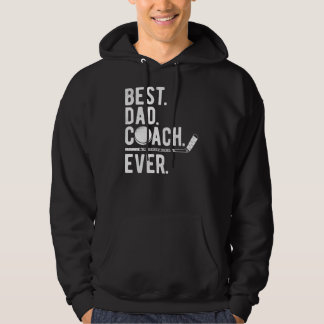 Mens Ice Hockey Bester Vater Coach je Daddy Hoodie