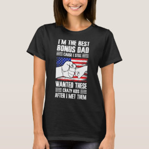 Mens Ich bin der beste Bonus Papa, weil ich diese  T-Shirt