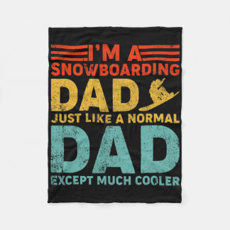Mens ich bin ein Snowboarder Vater wie ein regelmä Fleecedecke