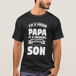 Mens Ich bin ein stolzer Papa eines phantastischen T-Shirt