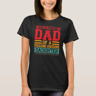 Mens Ich bin ein stolzer Vater eines phantastische T-Shirt