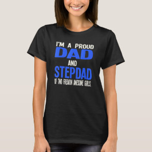 Mens ich bin ein stolzer Vater und Stepdad Bonus V T-Shirt