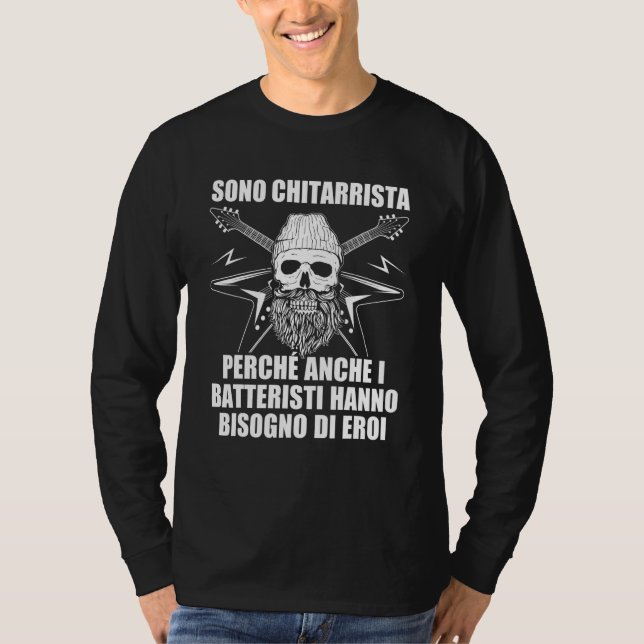 Mens Ich bin Gitarrist Rock Gitarre Grafik Musik S T-Shirt (Vorderseite)