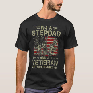 Mens, ich bin Stepdad und ein Veteran, nichts mach T-Shirt