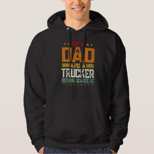 Mens Ich bin Vater und Lastwagenfahrer Vatertag Pa Hoodie