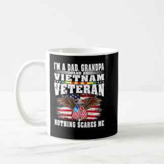 Mens I'm A Dad Grandpa And Vietnam Veteran - Nothi Kaffeetasse