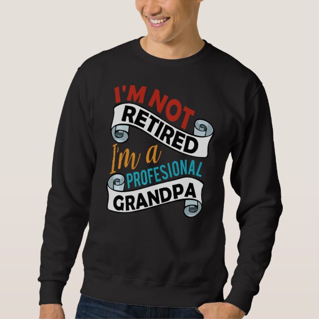 Mens Im Beruflichen Opa Fath Sweatshirt (Vorderseite)