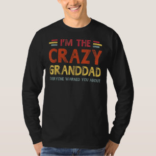 Mens im Crazy Granddad Bester Opa je Tod T-Shirt