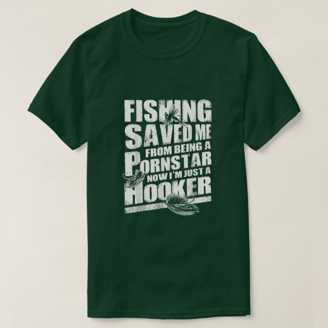 Mens im just a hookerFunny Fishing s for Men682  T-Shirt (Design vorne)