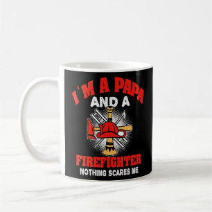 Mens im Papa und Feuerwehrmann Kaffeetasse