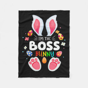Mens I'm the Papa Bunny Matching Family Oaster Par Fleecedecke