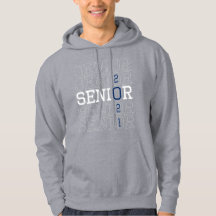 Mens Individuelle Name Class of 2021 Navy Senior H