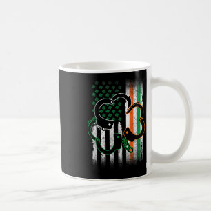 Mens Irish Handcuffs St Patricks Day Police Americ Kaffeetasse