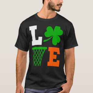Mens Irish Niedlich Funny Basketball St Patrick S  T-Shirt