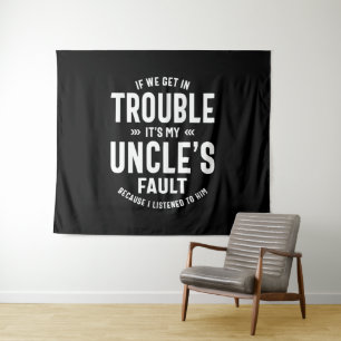 Mens ist das Geschenk meines Onkels und seines Vat Wandteppich