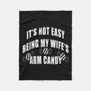 Mens ist es nicht einfach, meine Frau Arm fein Fun Fleecedecke