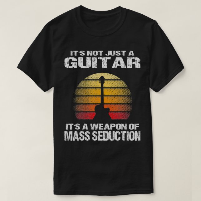 Mens ist nicht nur eine Gitarre-Gitarre-Gitarrist T-Shirt (Design vorne)
