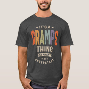 Mens It's a Gramps Thing Funny Vater Opa T-Shirt