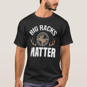 Mens jagen große Racks Matte Jäger Hirschjäger T-Shirt