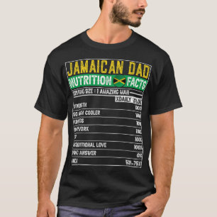 Mens jamaikanischer Vater gibt Vater Hero Ernährun T-Shirt